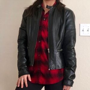 Faux Leather Jacket